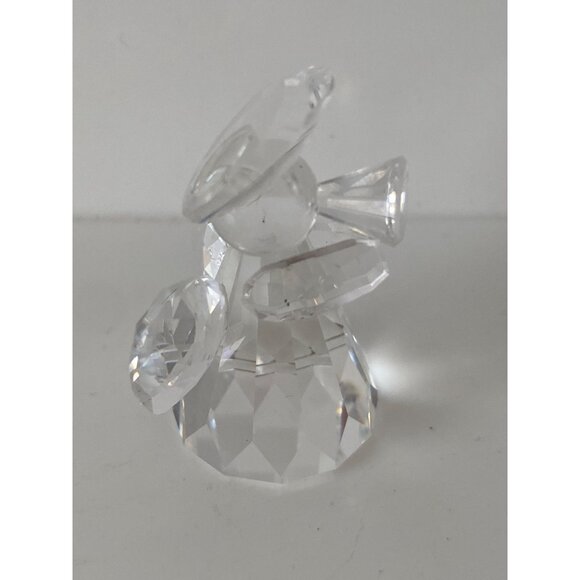Swarovski Crystal RETIRED Angel Horn Figurines #7475 NR000 009 Original Box NEW - Picture 5 of 11